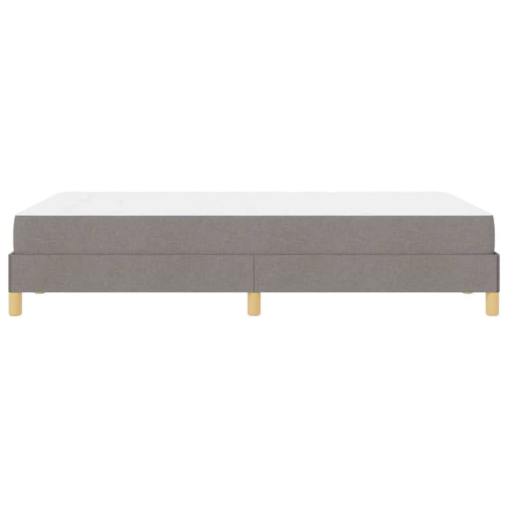 vidaXL Letto a molle Tortora e Marrone 120 x 200 cm