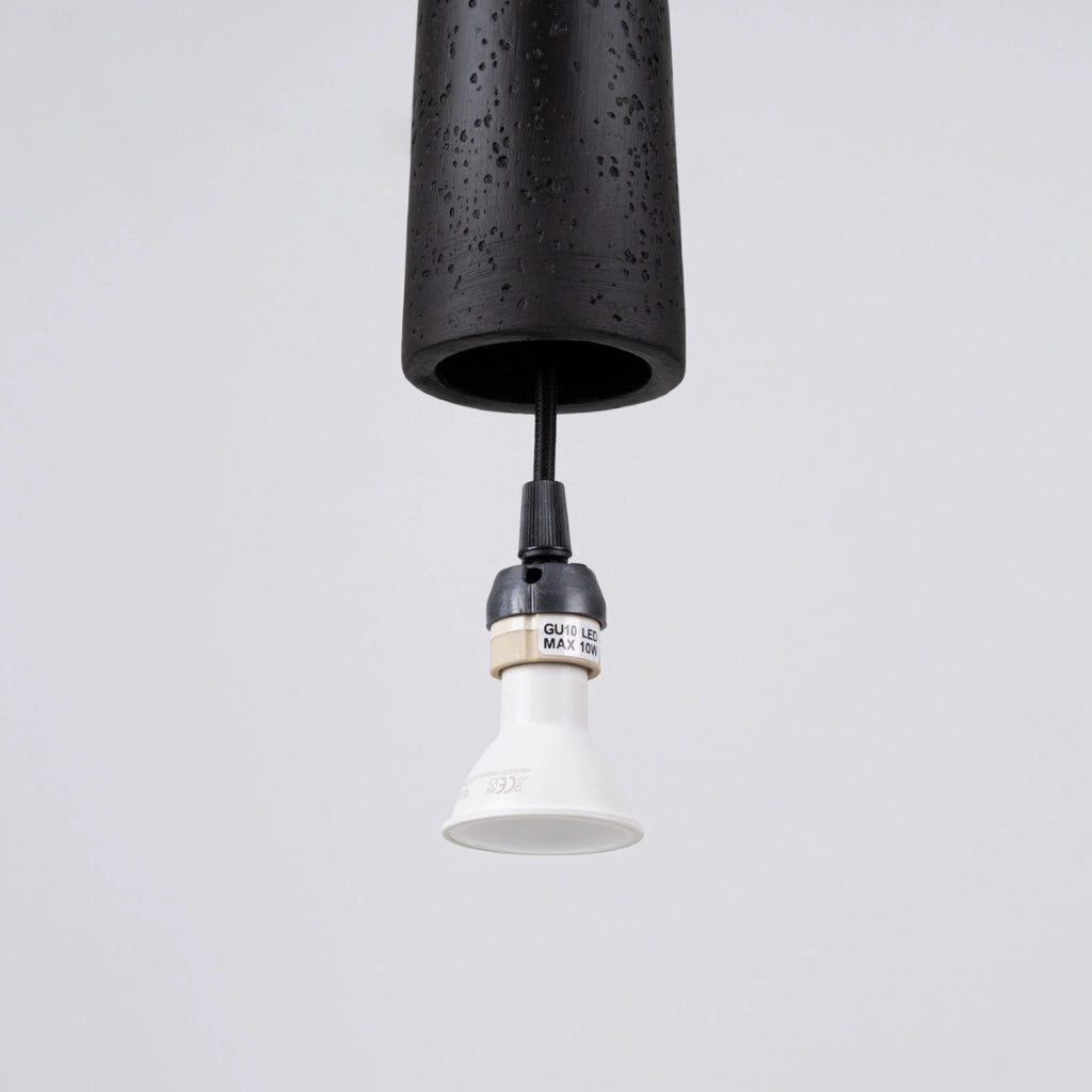 Lampada a sospensione industriale nera VOLTEA Pure Lume GU10 10W