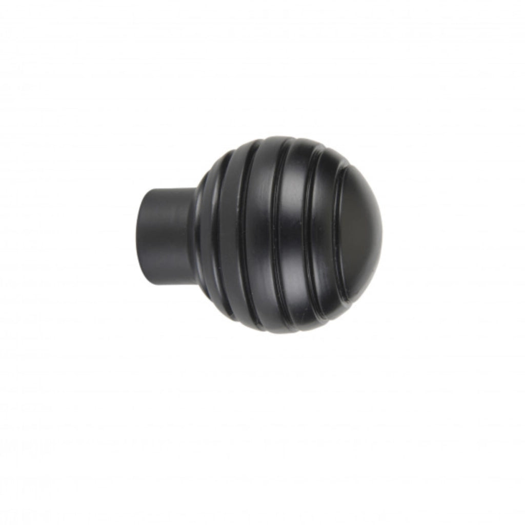 Finale per bastone tenda nero 22 mm 2Pz