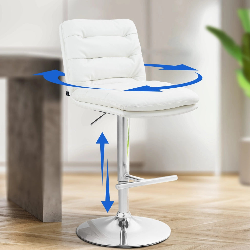 Barhocker Damar Kunstleder chrom