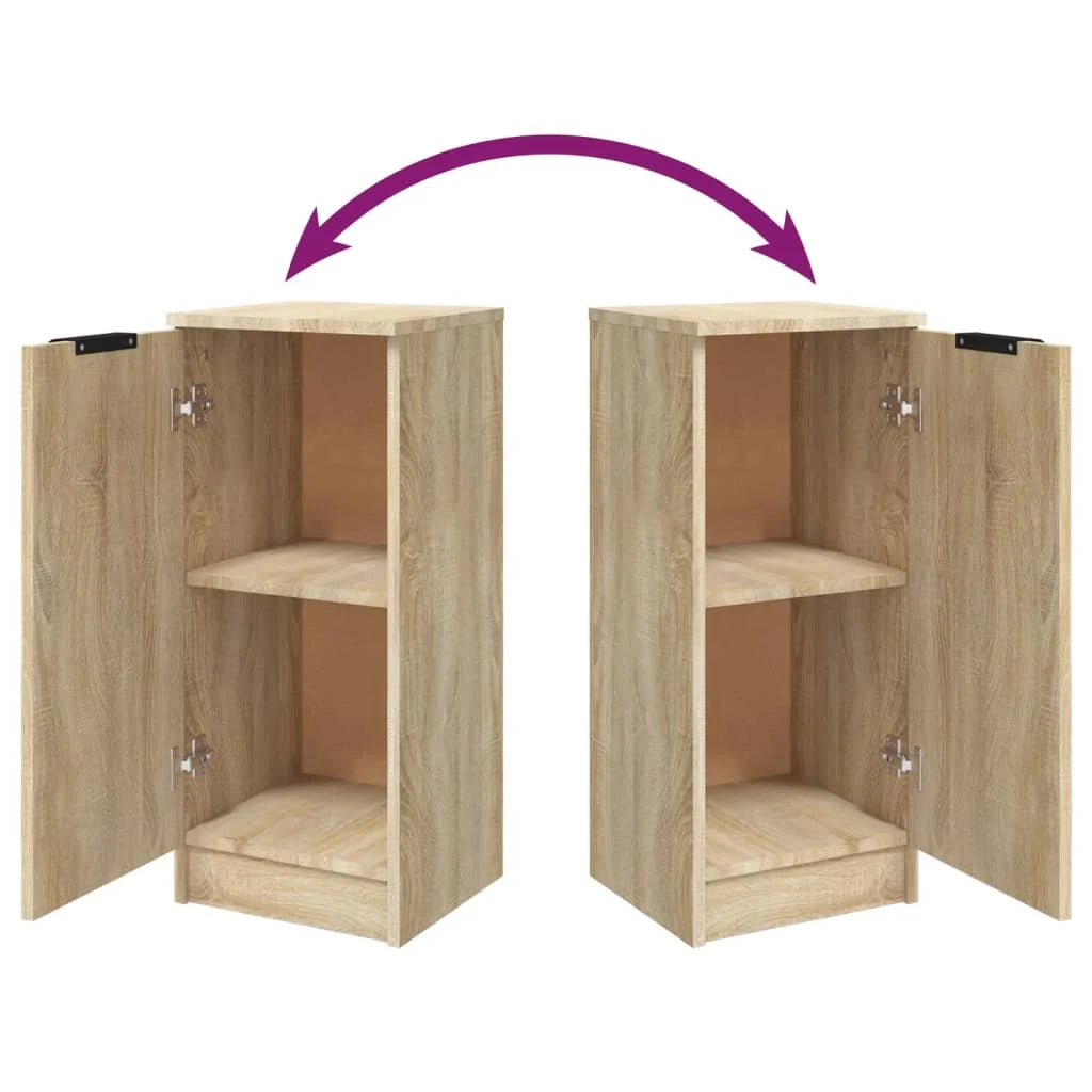 Buffet credenza cassettiera armadio mobile contenitore organizer cucina soggiorno rovere Sonoma 30 x 30 x 70 cm legno ingegnerizzato marrone 02_0031501