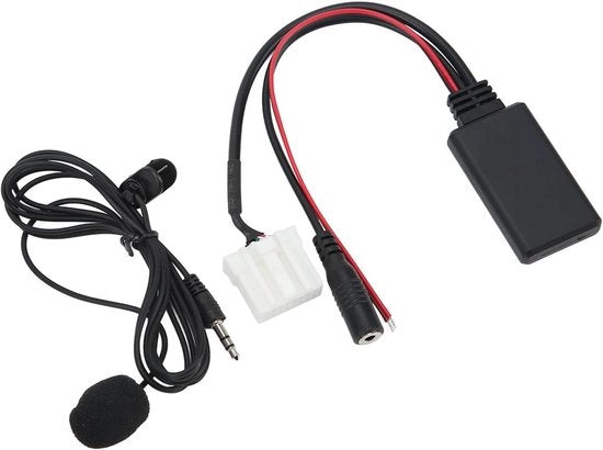 Adattatore Bluetooth 5.0 Modulo AUX IN per sostituire il Microfono a Mano Libera per Kit di Auto Carkit compatibili con 2, 3, 5 e 6.