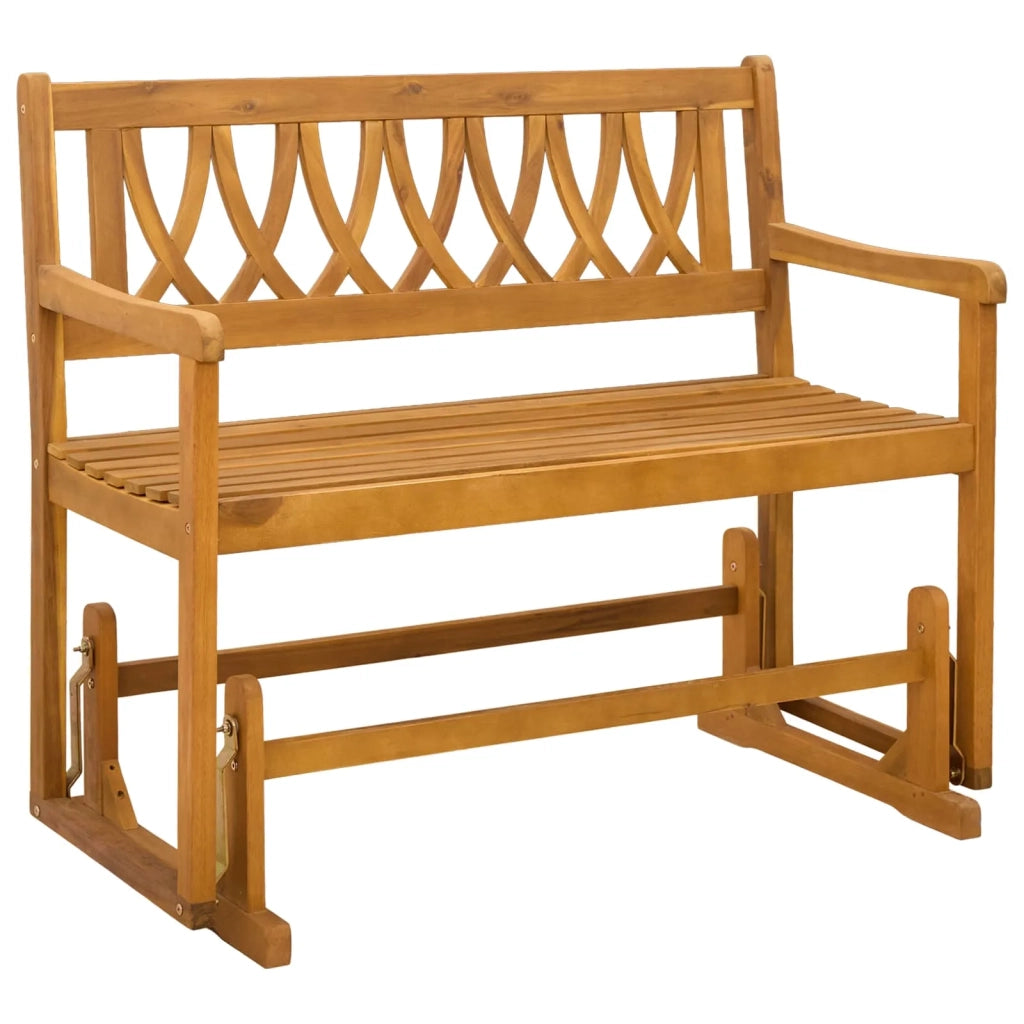Panca Glider da Giardino Naturale 110 x 59 x 97 cm 42028080