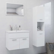 Set Mobili da Bagno Bianco in Truciolato cod mxl 31382