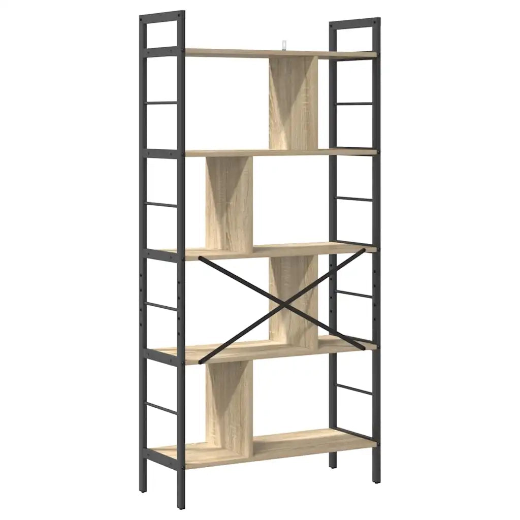Libreria Rovere Sonoma 75 x 30 x 156 cm Legno multistrato