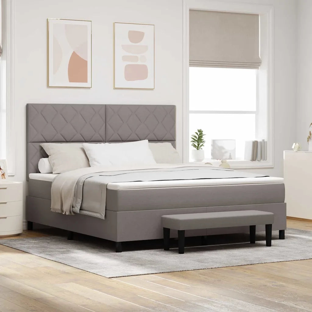 Letto a molle con testiera Talpa 180 x 200 cm Tessuto 3344167