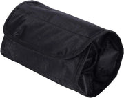 Tas Cosmetica Opvougbile - Nero - Accessori di Viaggio - Materiale Polyester, 25 x 13 cm, Ideale per il Viaggio.