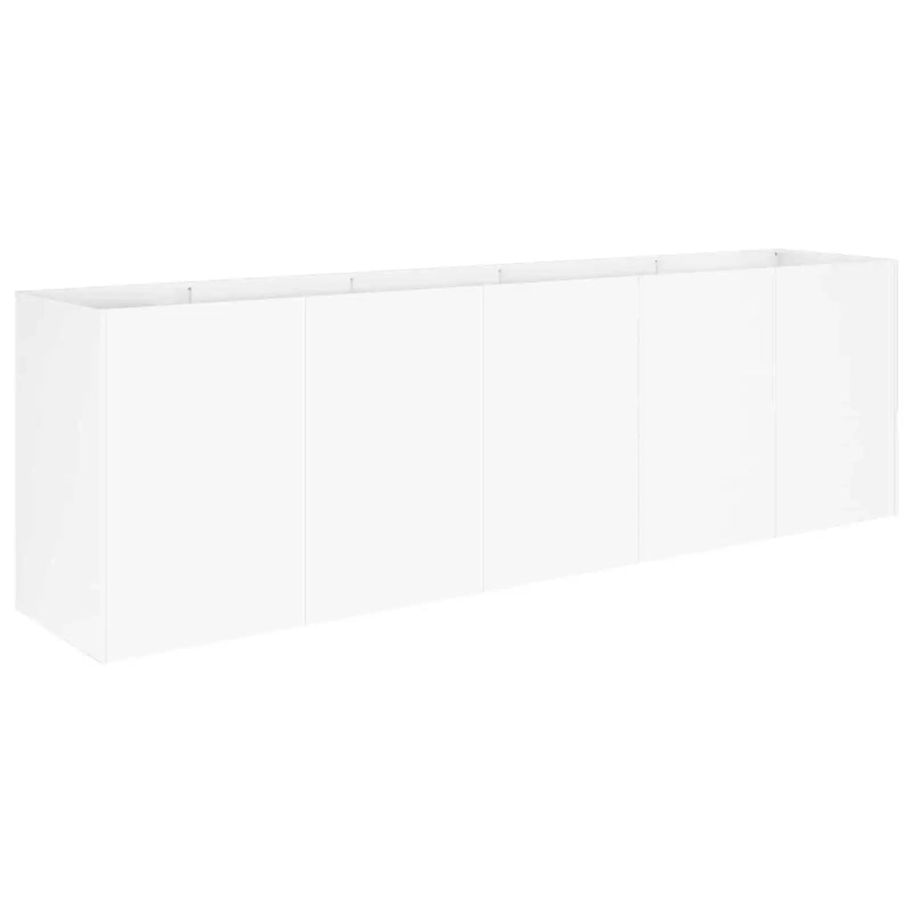 Vaso da giardino Bianco 200 x 40 x 60 cm 8005898