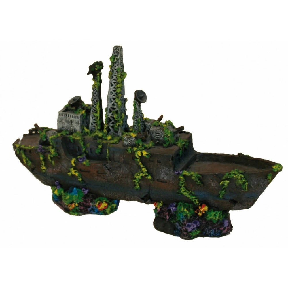Trade Shop - Nave Da Guerra Decorazione Acquario Stile Differente E Fantasioso -