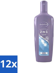 12 x Balsamo e Condizionatore 2 in 1 - 300 ml - 2 in 1 Balsamo Condizionatore - Lavaggio Rapido - Cura Capelli - Melone e Aloe Vera - Idratante