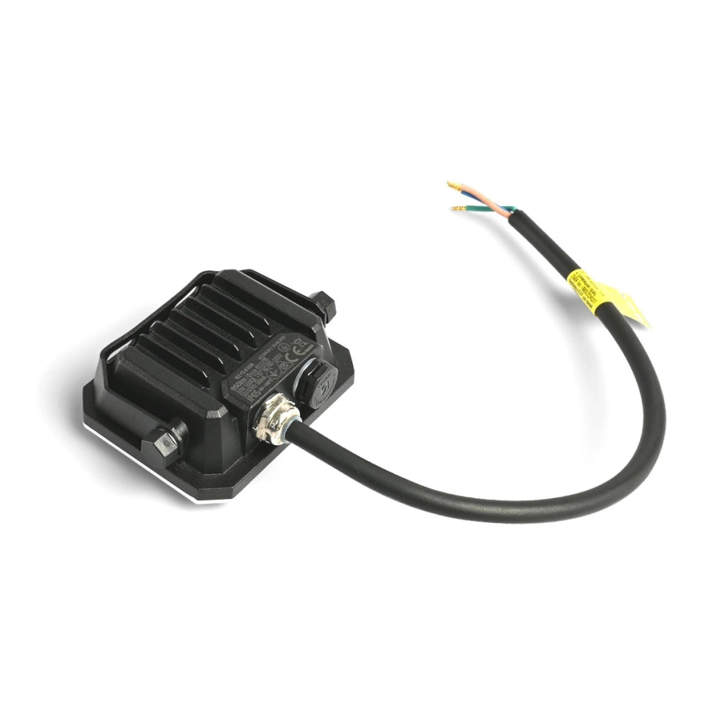 Faretto LED 10W 5000K 800lm IP65 nero slim Videx Flood