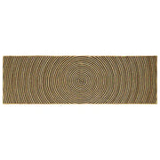 Tappeti per area Nero 80 x 250 cm Juta