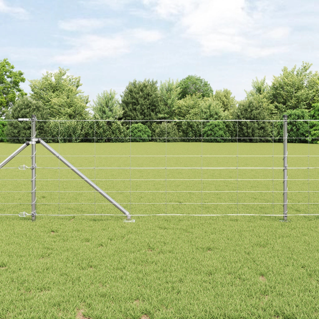 Recinzione da Campo  0.8x100 m Acciaio Zincato