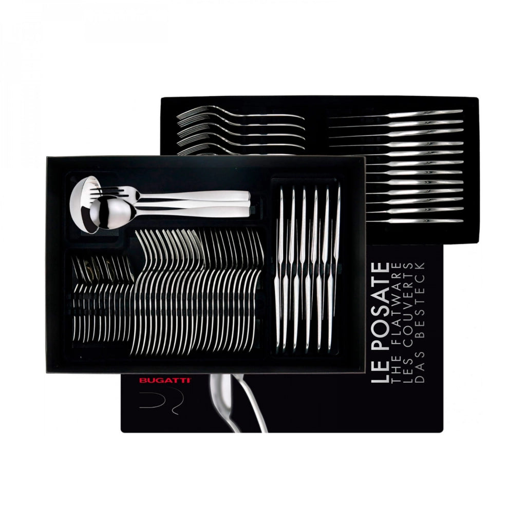 RIVIERA, Posate Set 75 Pz, Scatola Gallery, Casa Bugatti