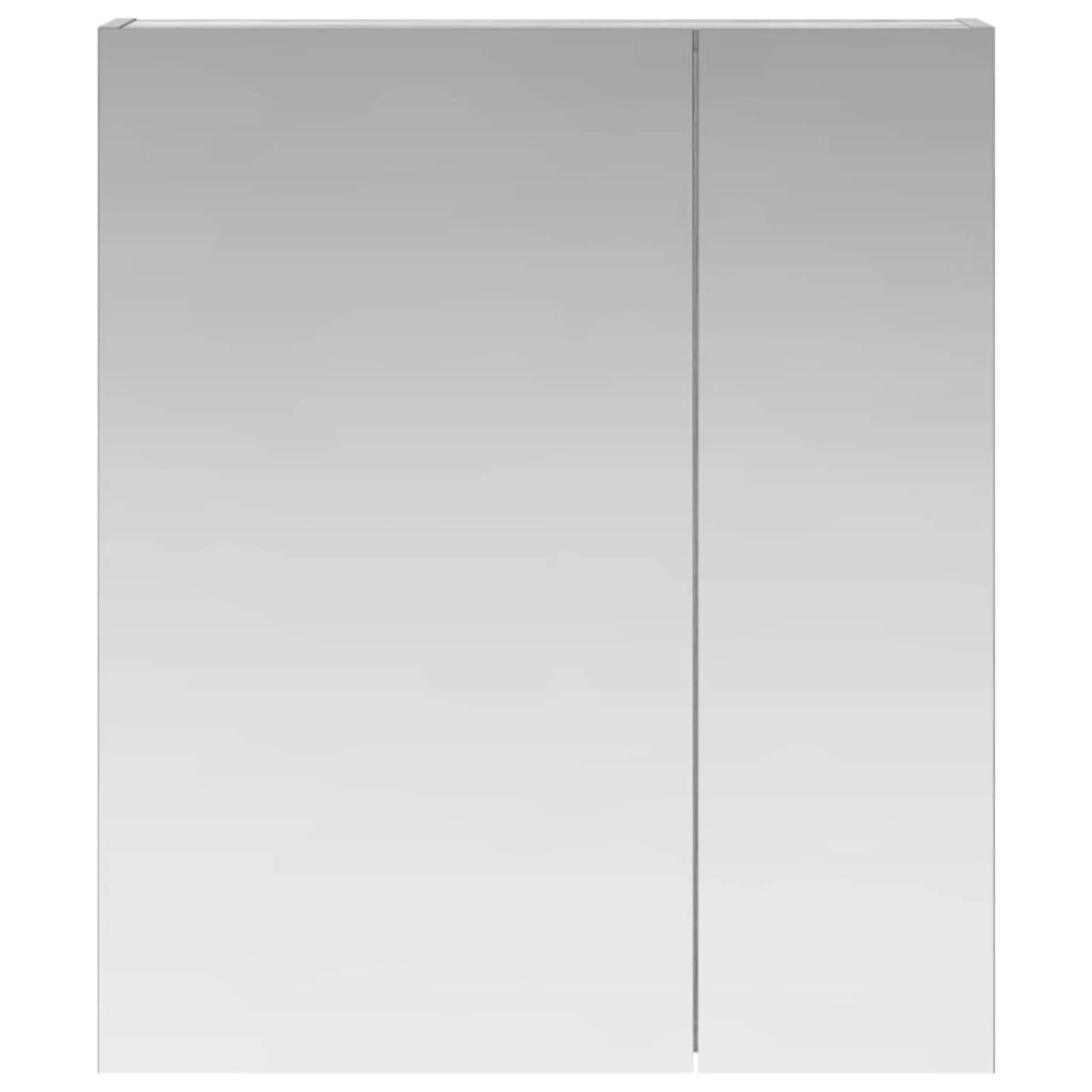 Mobiletto per specchio da bagno Grigio Sonoma 60 x 14,5 x 70 cm 889060