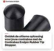 Contrabbasso Accessorio per Punta di Acciaio - 2 Pezzi - Antiscivolo - Protezione del Pavimento - Utilizzo a Lungo Termine - Riduzione del Rumore