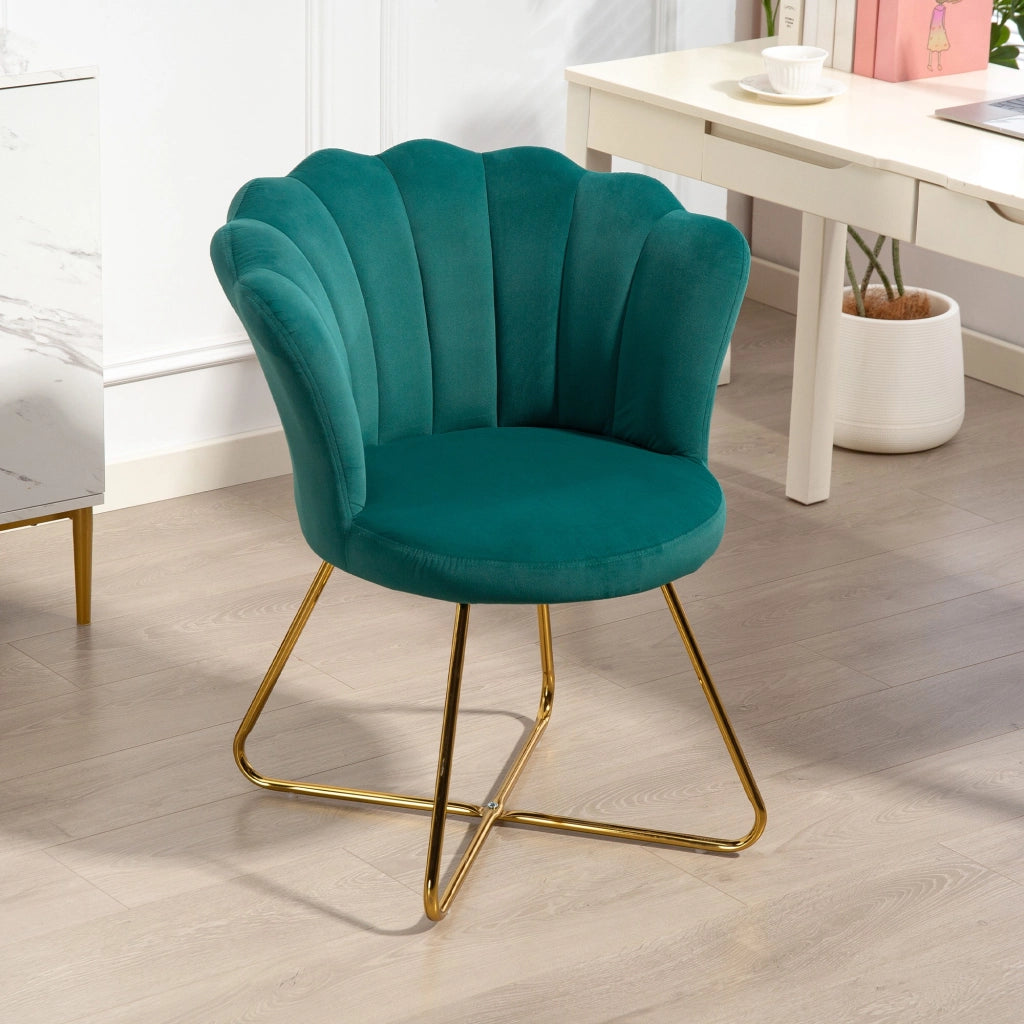 Poltrona relax in velluto ¨C zephmum ¨C verde scuro 69x64x80 cm