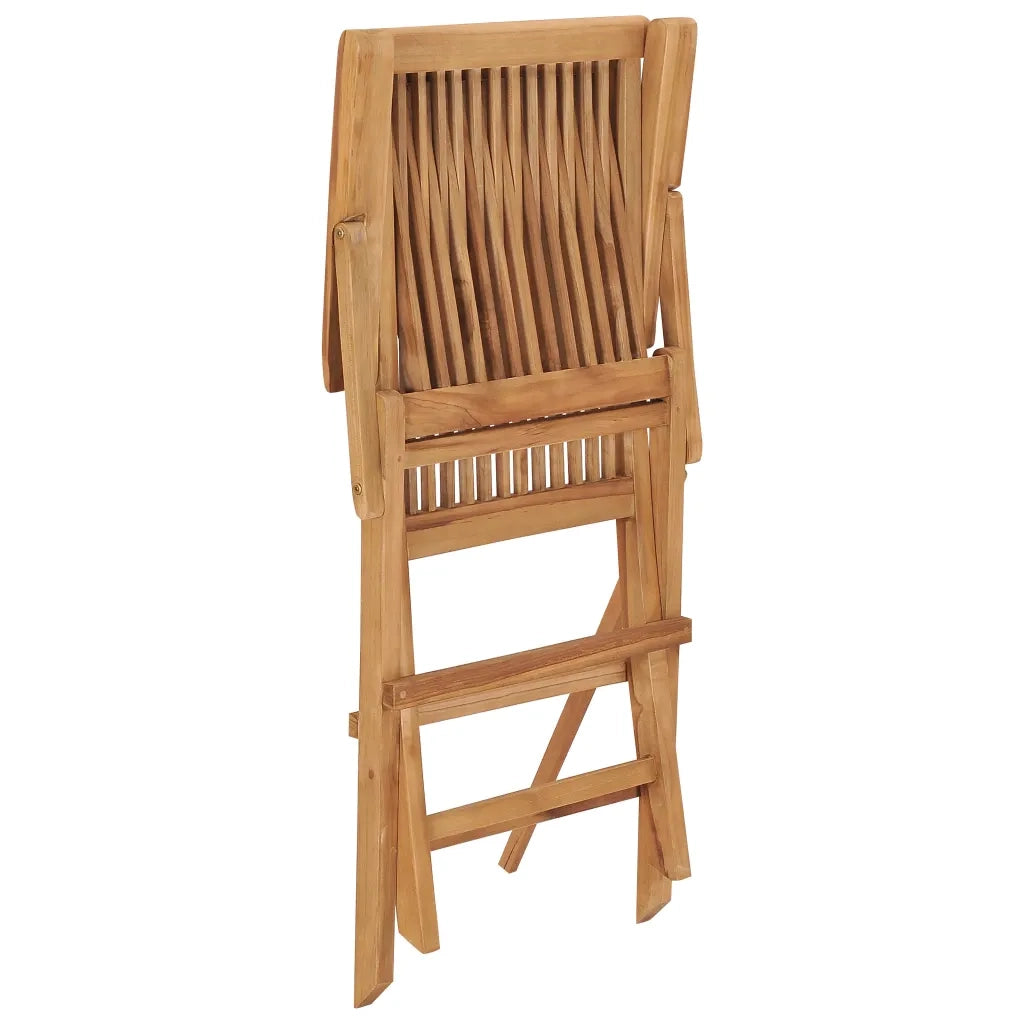 Sedie da Giardino 2 pz | Sedie da Esterno con Cuscini Tortora Legno Massello Teak