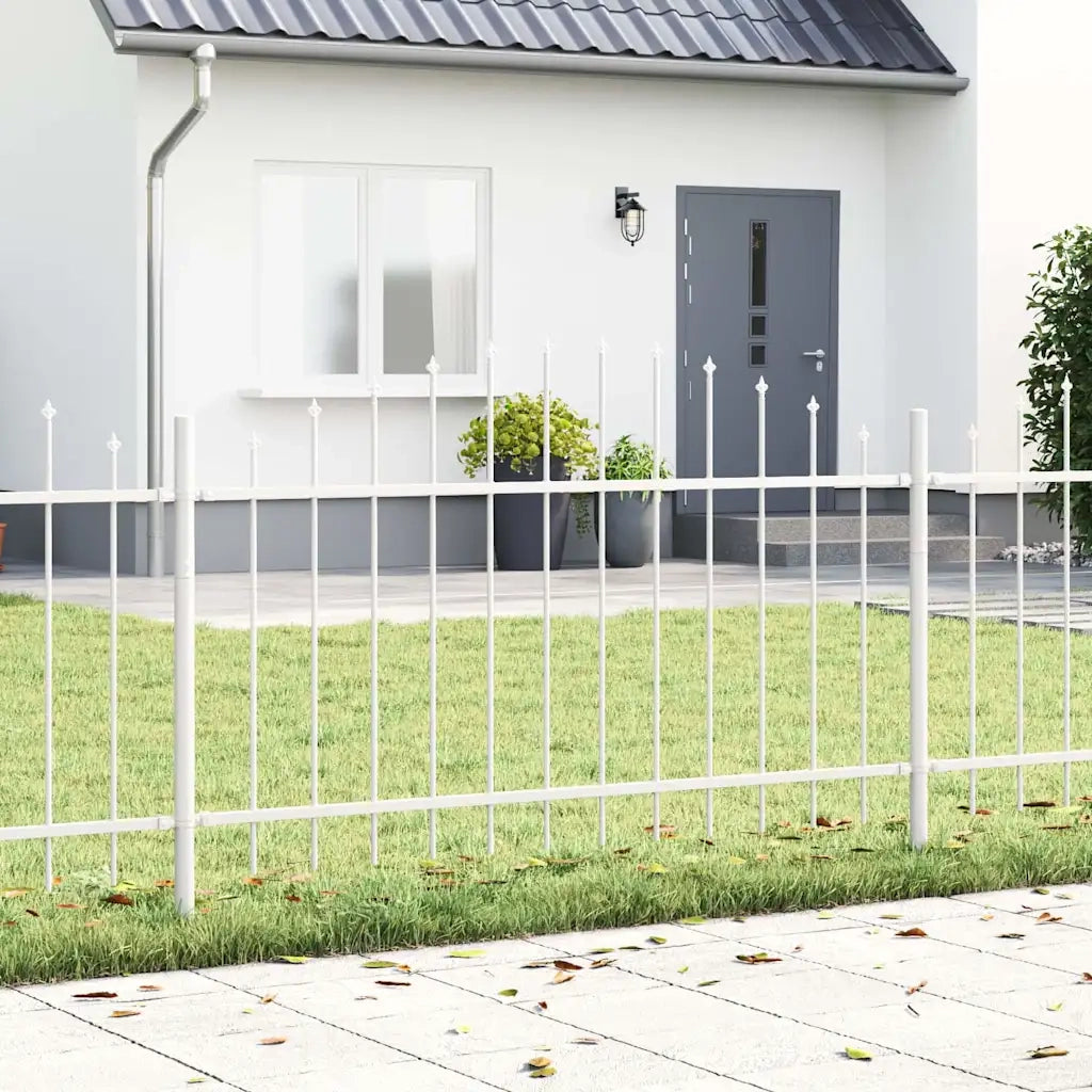 Recinzione per Giardino 6 pcs Bianco 170 x 140 cm 3360161