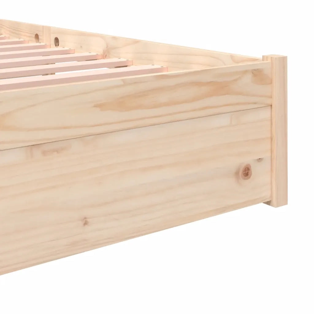 Giroletto senza Materasso in Legno Massello 160x200 cm