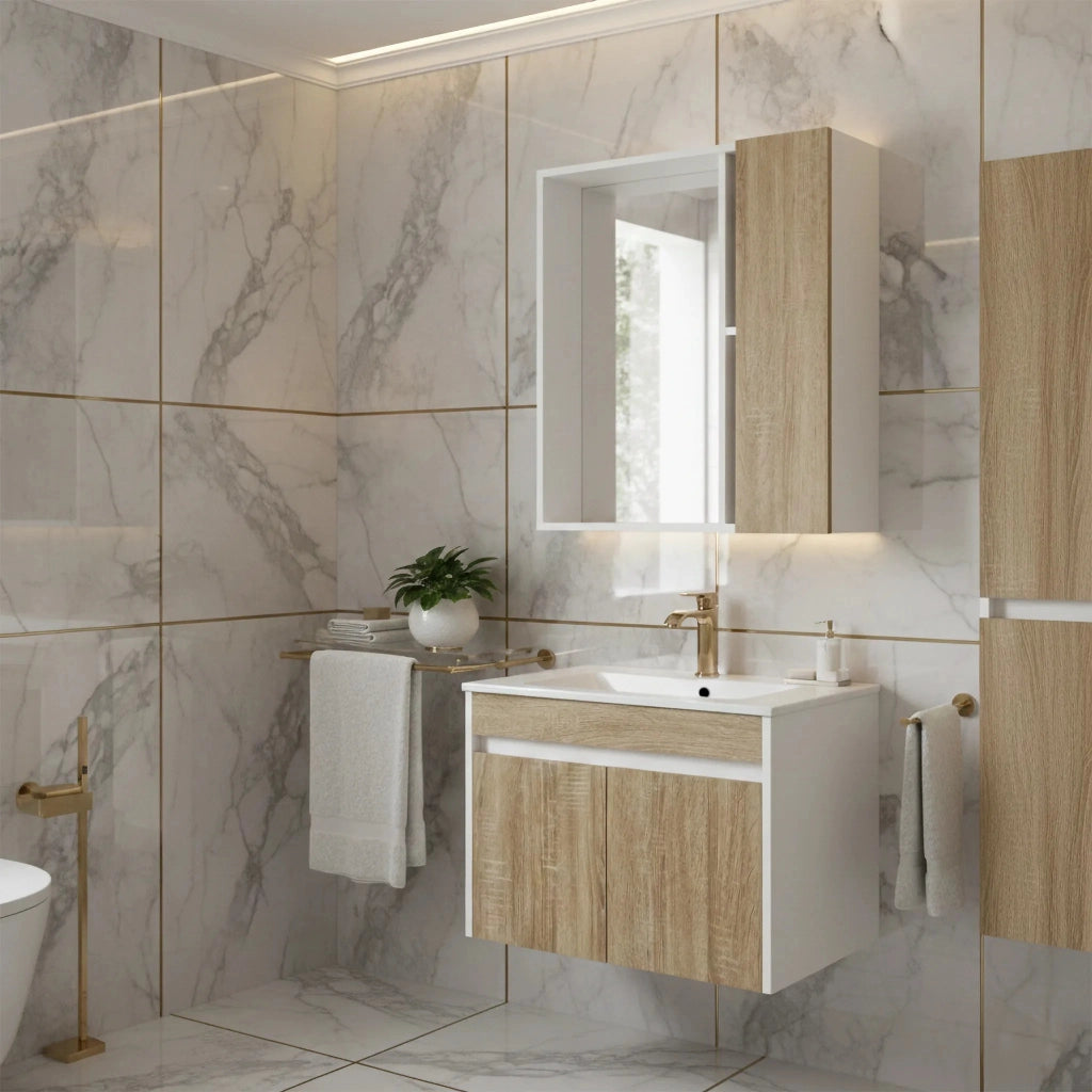 Set Di Mobili Da Bagno Faro 60 Cm