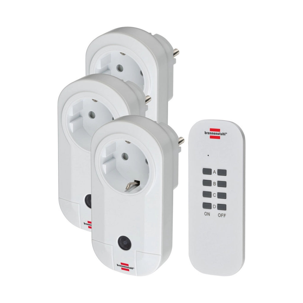 Comfort-Line Set Prese Wireless con Telecomando Radiocomando 1507040