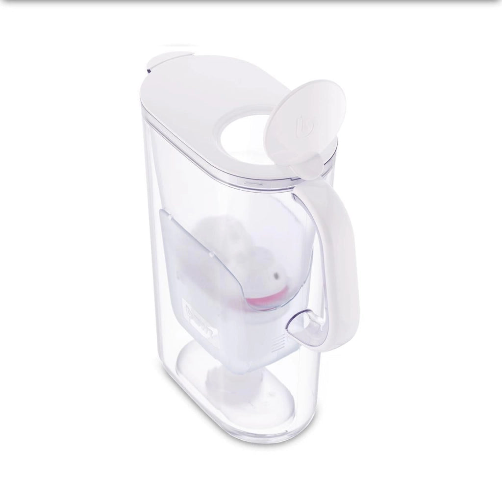 BWT 125252023 AQUAlizer Caraffa Filtrante 2,6 L con Indicatore LED Baselight colore Bianco
