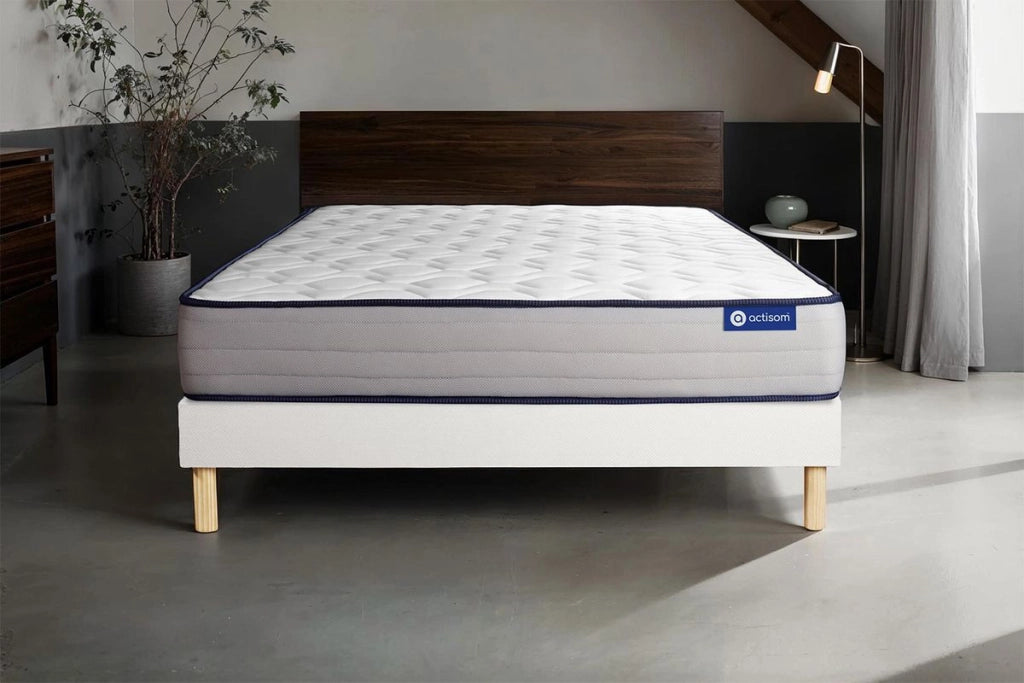 Kit rete e materasso matrimoniale Actiflex form 160x210cm - Spessore : 22cm - Molle insacchettate e memory foam - rigido