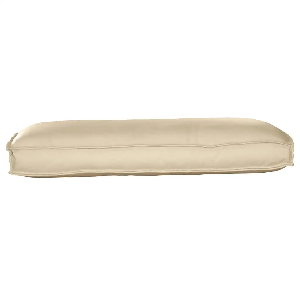 Cuscino Beige 120 x 50 x 12 cm Tessuto Oxford 42001551