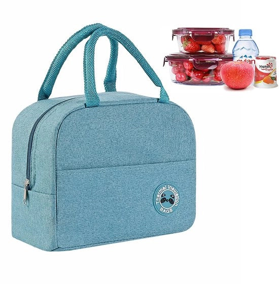 Porta-latte 6L, portatile, ripiegabile, piccola valigetta, valigetta isolata, mini valigetta, valigetta picnic, valigette refrigeranti, valigetta per colazione, valigetta per pranzo portatile, per viaggi, per esterno, per campeggio