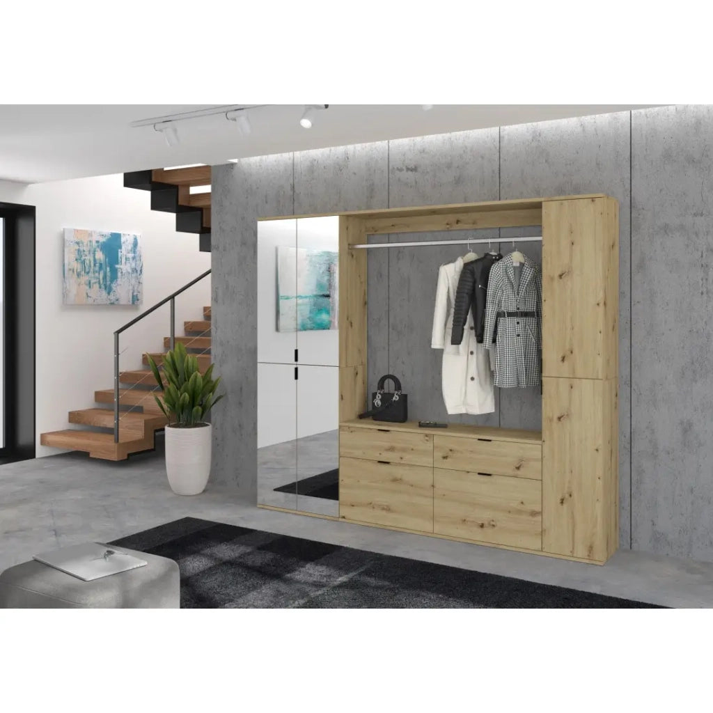 Armadio 2 porte – Rovere chiaro – BODITE