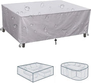 Copertura impermeabile e UV-resistente per mobili da giardino - Tela Oxford pesante, Rettilineo, 260 x 90 cm