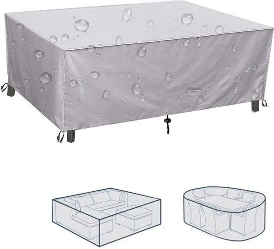 Copertura impermeabile e UV-resistente per mobili da giardino - Tela Oxford pesante, Rettilineo, 260 x 90 cm