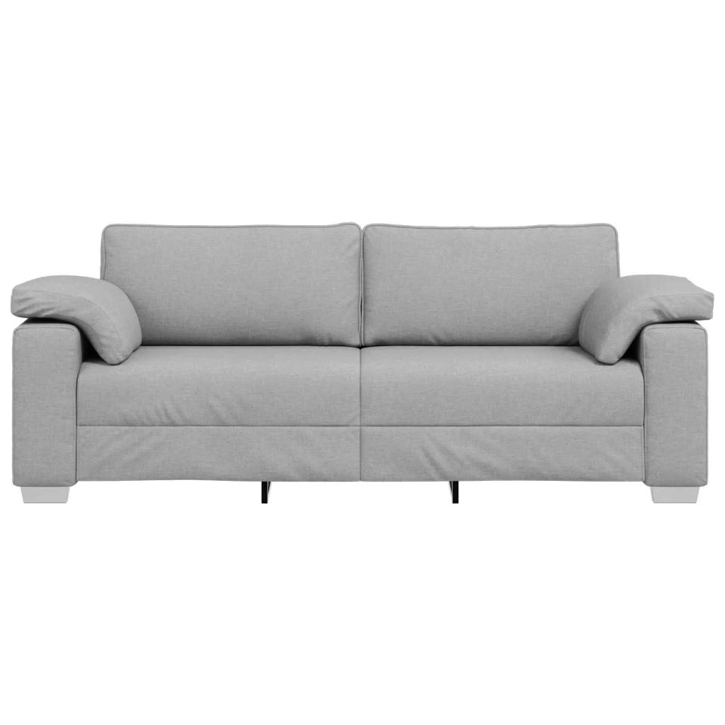 Divano | Divano da soggiorno | Sofa 3-Persone Grigio Nuvola 220 cm Tessuto