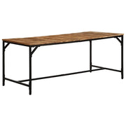 Tavolo da Pranzo 180x90x75 cm in Legno Massello di Mango Grezzo 373606