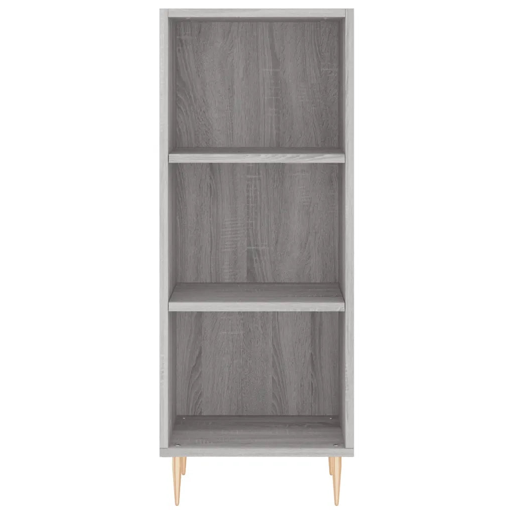 Credenza Grigio Sonoma 34,5x34x180 cm in Legno Multistrato 3198975