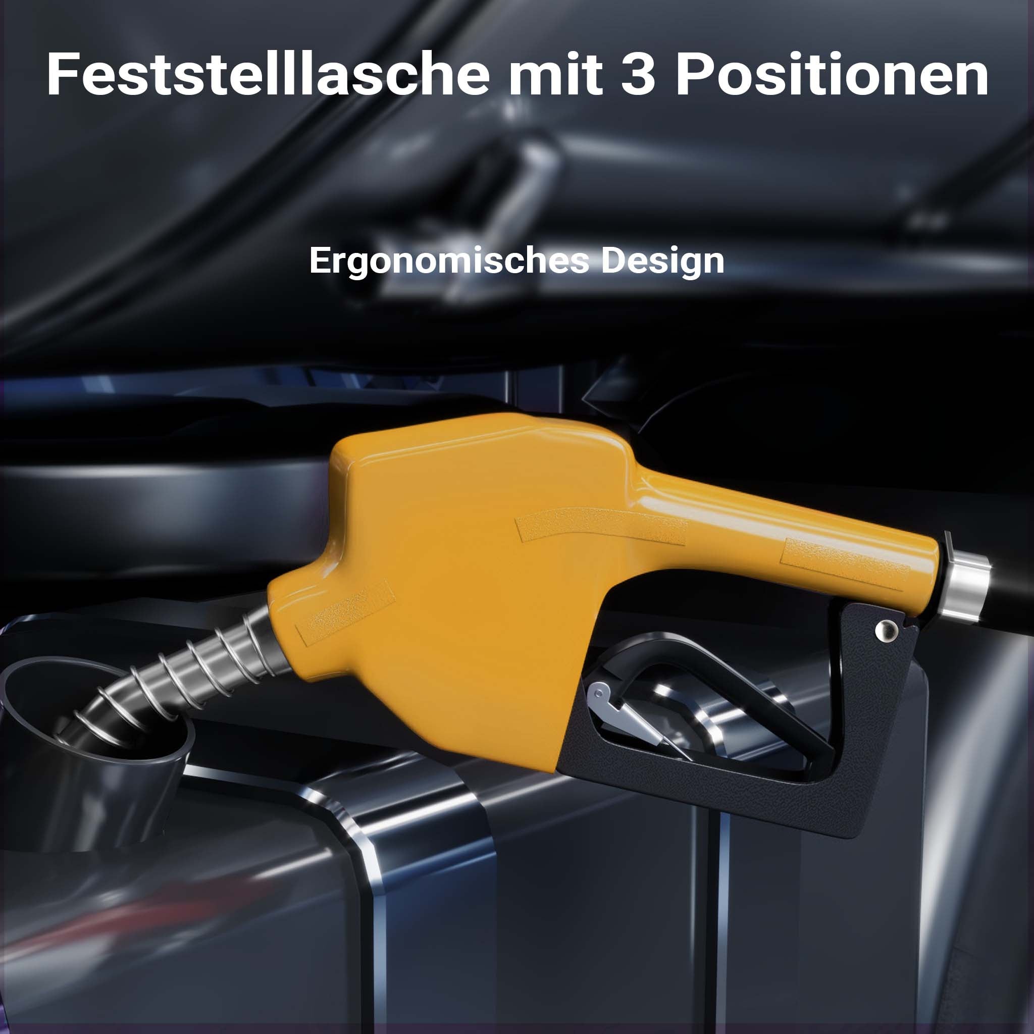 Pistola erogatrice automatica per gasolio e diesel 24 mm (3/4") 120 l/min DN20