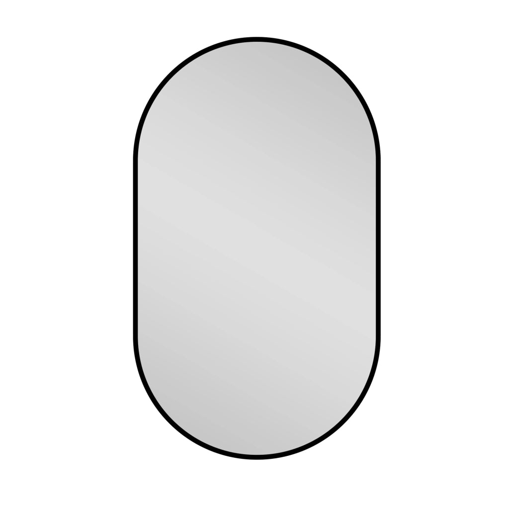 SPECCHIO BAGNO 50x80 cm in Vetro e Metallo Argento, sospensione orizzontale/verticale