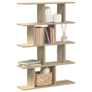 Mensola a Cubo da Muro 12 Scomparti in Truciolato Rovere Sonoma 860015