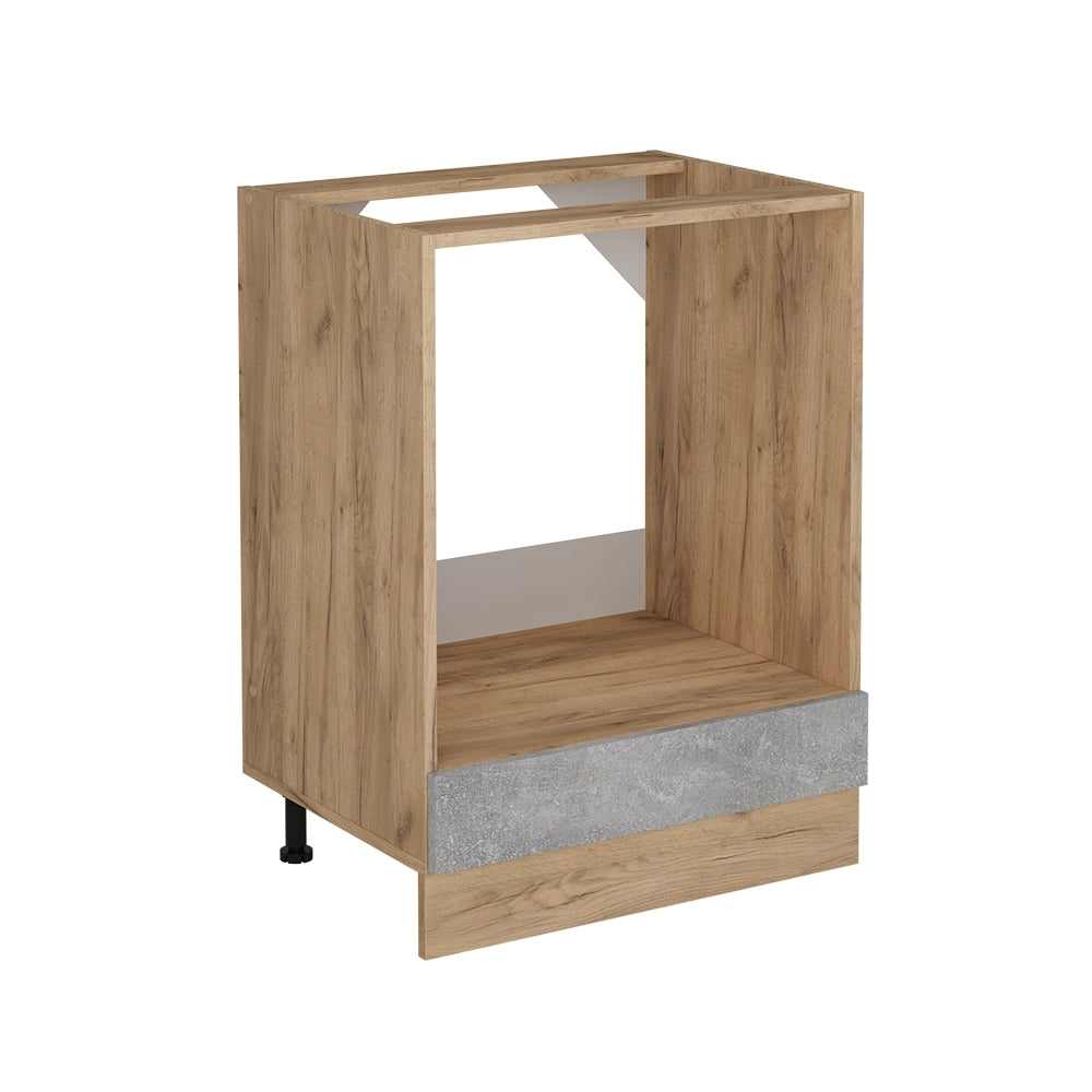 Vicco Mobile per forno da incasso Calcestruzzo 60 cm senza piano di lavoro