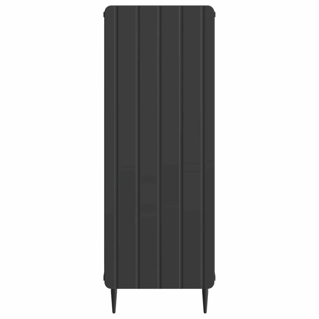 Credenza Nero 34,5 x 33 x 92 cm Legno ingegnerizzato