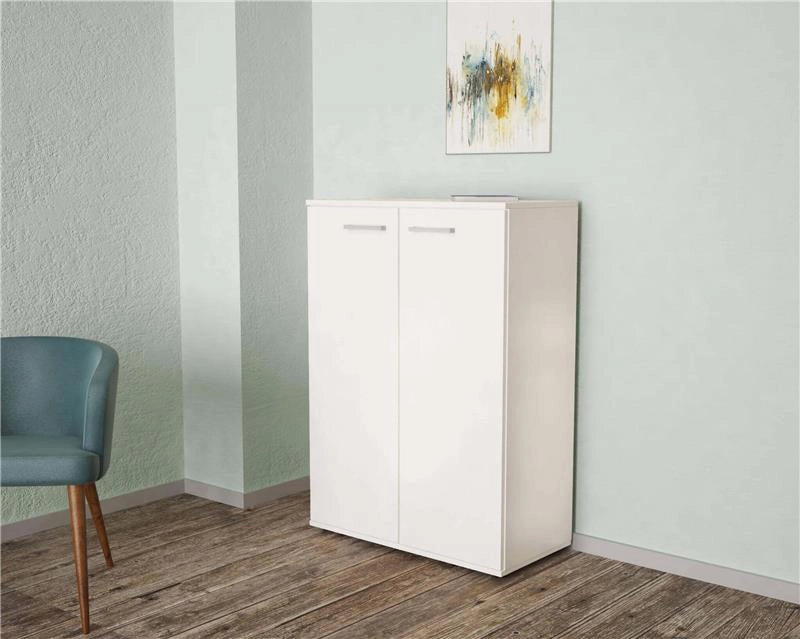 MOBILETTO RIVER CON 2 ANTE 68 X 34 X H93,5 CM IN COLORE BIANCO USATO COME NUOVO