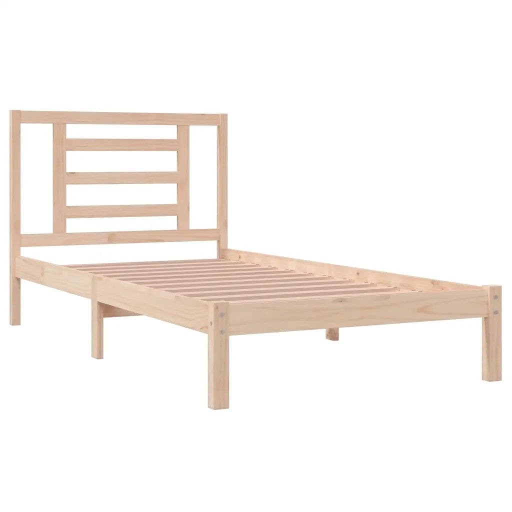 Giroletto senza Materasso 90x200 cm in Legno Massello di Pino 3104333