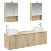 Set di Armadi da Bagno 5 pcs Rovere Sonoma Legno ingegnerizzato 3406561