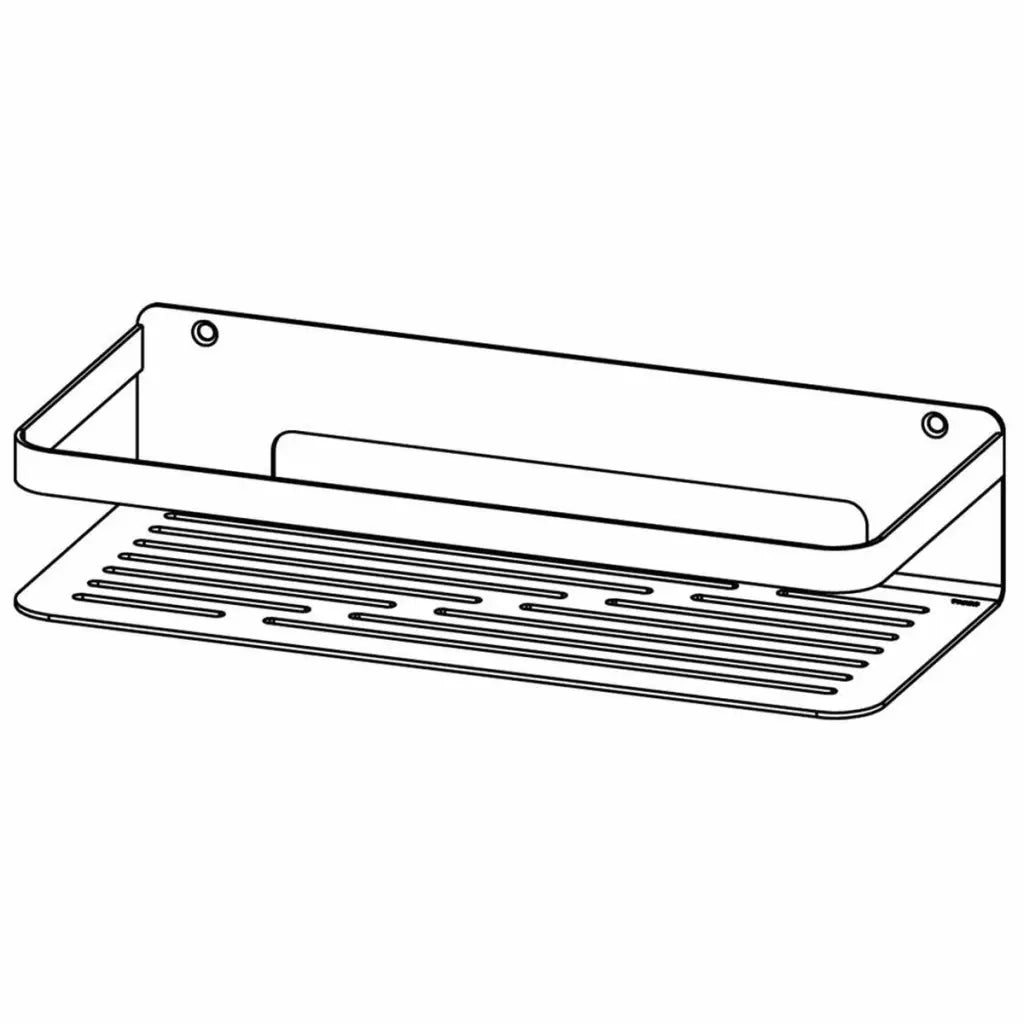 Tiger Mensola da Bagno Caddy Argentata Grande 1400230946 418301