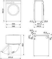 SMEG LBW50CIT LAVATRICE SLIM CARICO FRONTALE CON 15 PROGRAMMI, CAPACITÀ 5KG CLASSE D