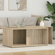 Set di Tavolini da Caffè 2 pcs Rovere Sonoma Legno multistrato 8000262