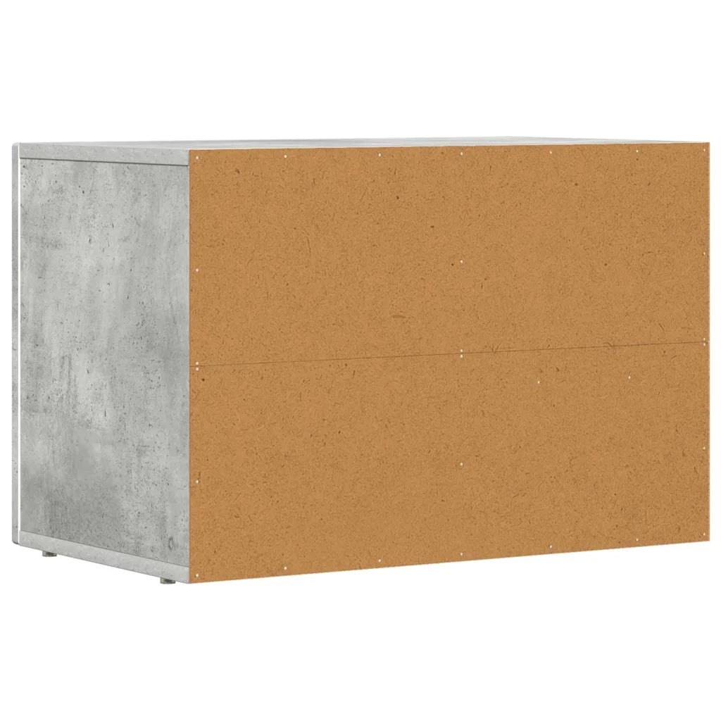 Mobile TV Grigio cemento 60 x 35 x 40 cm Legno multistrato 891287