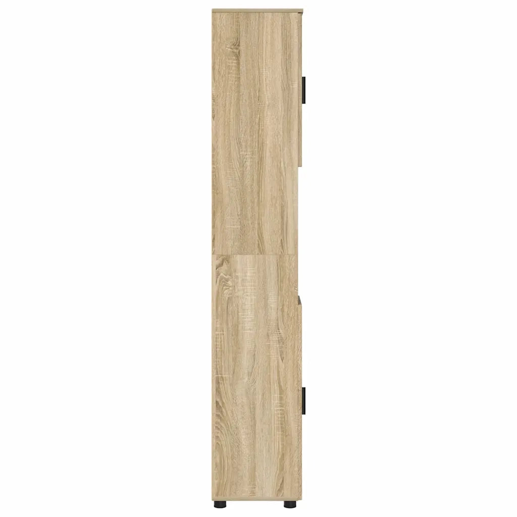 Mobile da Bagno con porta Rovere Sonoma 30 x 35 x 192 cm 883336