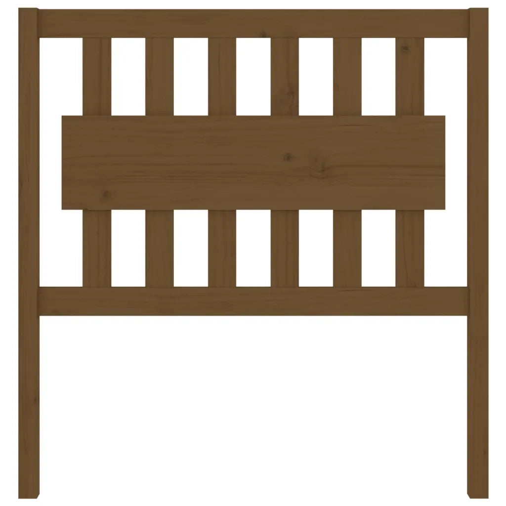 Testiera per Letto ambra 95,5x4x100cm in Legno Massello di Pino